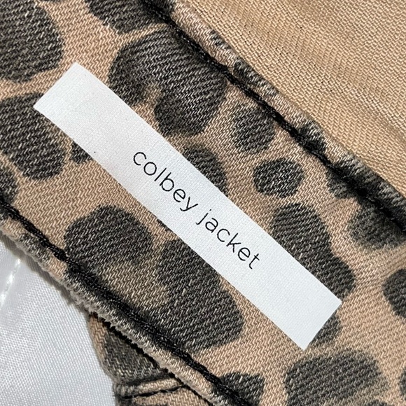 Nordstrom Leopard Print Denim Jacket by STS BLUE - Colbey Jacket - Picture 10 of 14